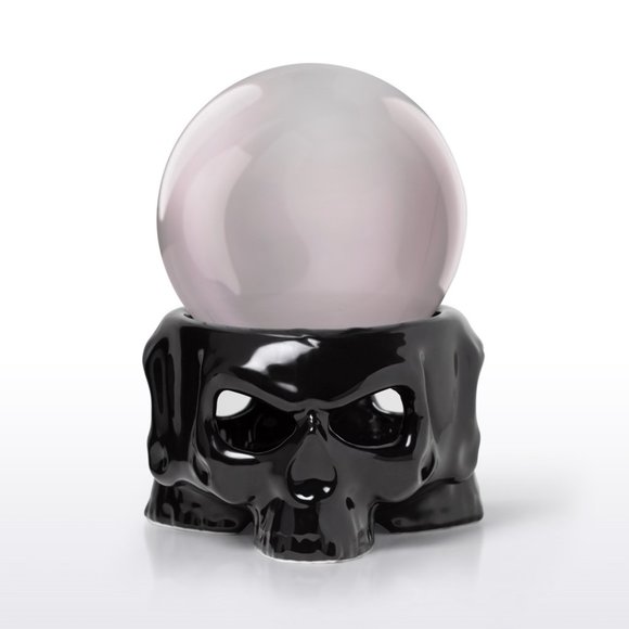 Alchemy Gothic Black Ceramic Skull Warmer and MUG or Tealight Candle Holder NEW - Picture 3 of 3